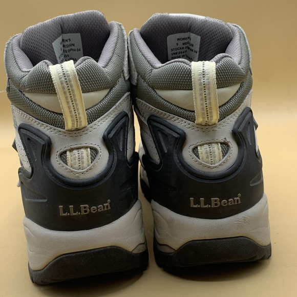 LL Bean Waterproof Women's Tan Brown Hiking Boots Dri Lex Lace Up - Size 9 - Picture 8 of 10